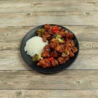 C26. General Tso's Chicken · Hot and spicy.