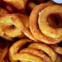 Seasoned Spiral Fries · Mildly seasoned spiral fries.