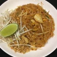 (D)Pad Thai · Rice noodles,egg, bean sprout, scallion, ground peanut