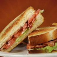 BLT Sandwich · Bacon, lettuce, tomato and dash of mayo on your choice of toasted bread. 