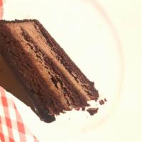 Chocolate Mousse Cake · Belgian chocolate cake with a mousse filling.