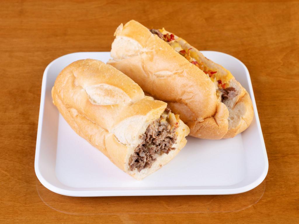 Chicken Cheese Steak Sandwich · Thin slices of chicken breast and covered with your choice of cheese.