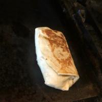 Burrito · Choice of carnitas, chicken, veggie, grilled shrimp, beef or braised goat. Cotija cheese, ri...