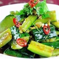 Cucumber with Scallion Sauce Cold Platter · 