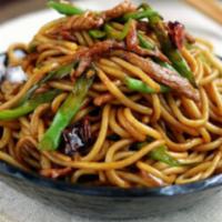 Hunan Style Fried Noodle · Hot and spicy.