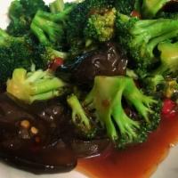 Broccoli with Garlic Sauce · Served with steamed rice. Hot and spicy.