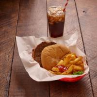 1. Five Star Burger Combo · Served with your choice of drink and fries.