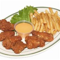 Chicken wings - ALITAS DE POLLO · with french fries - CON PAPAS FRITAS