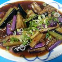 Eggplant with Garlic Sauce · 