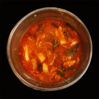 Spicy Kimchi Broth (16oz)(recommend 2 orders for a medium pot) · Soup Base