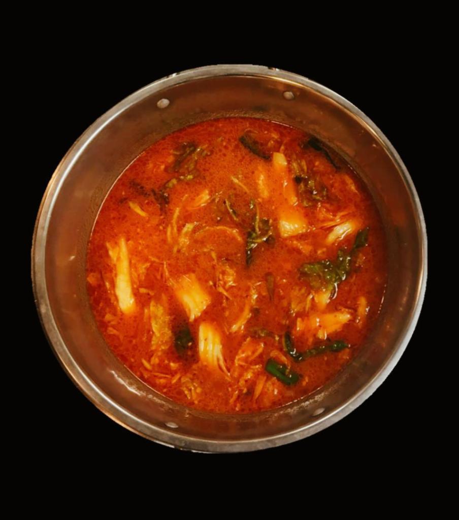 Spicy Kimchi Broth (16oz)(recommend 2 orders for a medium pot) · Soup Base