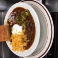Certified Angus Beef Chili · Served with cheddar. onions, sour cream, jalapenos and cornbread. Extras/Additions to order ...