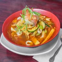 Hot & Spicy Jam-Pong Ramen · Noodle soup. 
