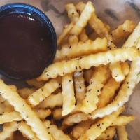Side Crinkle-Cut Fries · 