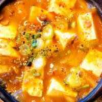 8. Chung Gook Jang Chigae 청국장 찌개 · Our favorite fermented soybean and soybean paste soup with variety of vegetables, beef and t...