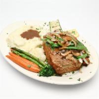 Homemade Meatloaf Dinner · Made with lean ground beef and baked with tomato sauce, topped with homemade brown gravy.

C...