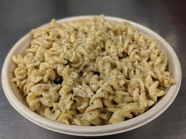 Cashew Mac + Cheese Bowl  · Gluten Free Option. The Loaded Bowl classic that started it all! Fusilli pasta in our creamy cashew cheese sauce. (Gluten -free pasta may vary).