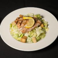 Sports Lounge Chicken Caesar Salad · Romaine tossed in Caesar dressing with croutons and Parmesan cheese. Substitute fried shrimp...