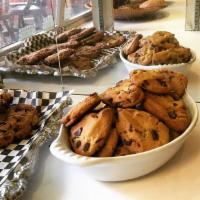 Chocolate Chip Cookie · Our famous huge homemade chocolate chip cookie
