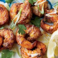 Shrimp Masala · Made with tons of spices and is loaded with delicious flavor.