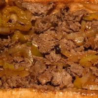 5. Plain Pepper Steak Sandwich · No cheese with steak, banana peppers and sauteed onions.