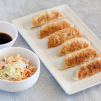Pot Sticker (Chicken) · Delicately hand-folded dumplings are crispy pan-fried, filled with ground chicken and fresh ...