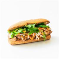 FreshSANDWICH · Served packed with pickled veggies, cilantro, jalapeno, and our famous NamNam sauce in a toa...