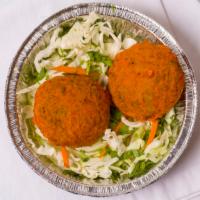 Veg Aloo Tikki · Mashed potato patties and chickpeas deep fried in butter.