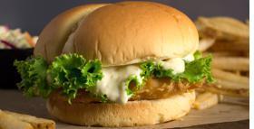 W. B. Cod Sandwich · Flaky fish filet topped with fresh green leaf lettuce and our house-made tartar sauce.