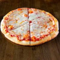 Cheese Pizza · Organic tomato sauce and fresh shredded mozzarella.