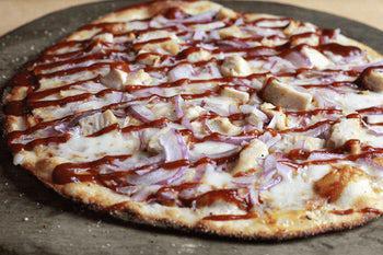 Bold BBQ Chicken Pizza · Sweet & bold BBQ sauce, fresh shredded mozzarella, grilled chicken and red onions.