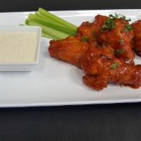 Wing Dings (5pc) · Served with fries and  ranch dressing. (Sauce served on the side)