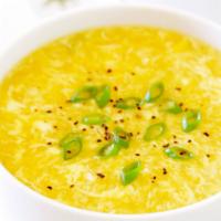 Egg drop soup · Soup that is made from beaten eggs and broth.