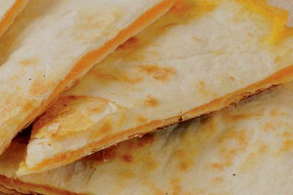 Quesapita · Pita bread filled with your choice of cheese, grilled and cut into slices. Served with your choice of 1 dipping sauce.