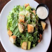 Caesar Salad · Crisp and classic. Romaine lettuce and freshly grated parmesan cheese with housemade crouton...