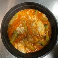 Soon Tofu Soup · Add chicken, beef or shrimp for an additional charge.