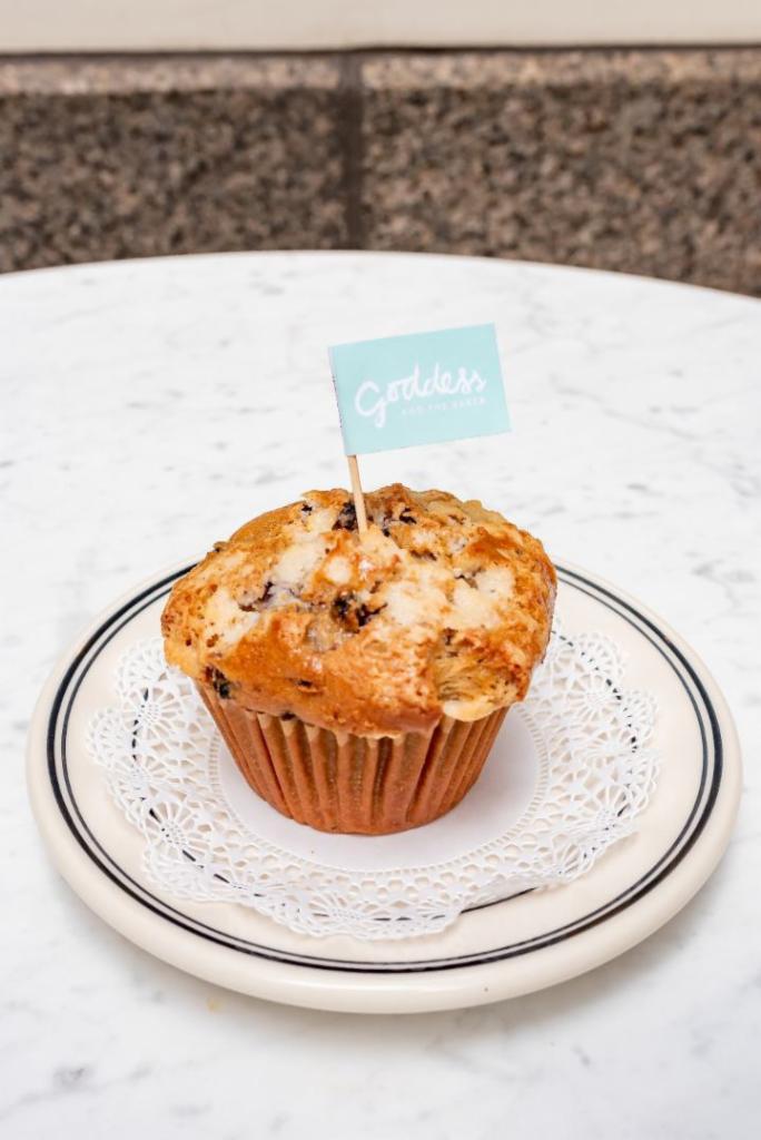 Lemon Blueberry Muffin · contains pecans!