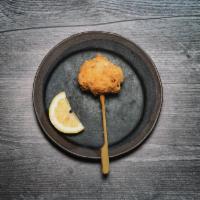 Tsukune Kushikatsu · Chicken meatball.