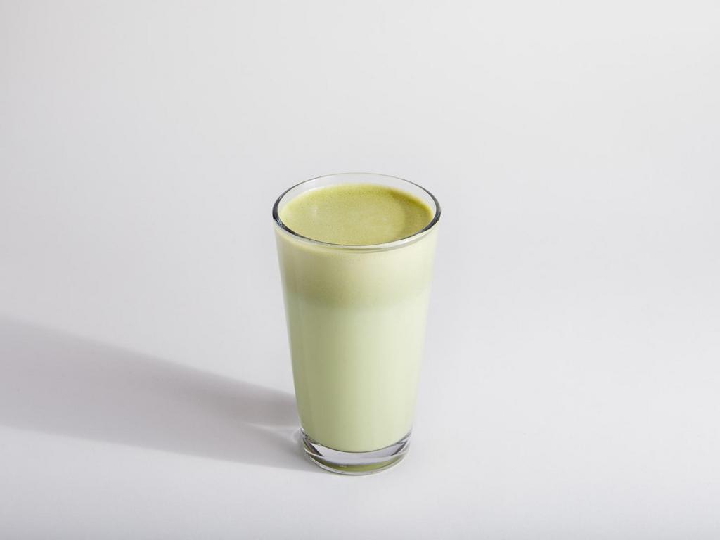Matcha Latte · Matcha green tea from Japan, combined with frothy milk and vanilla.