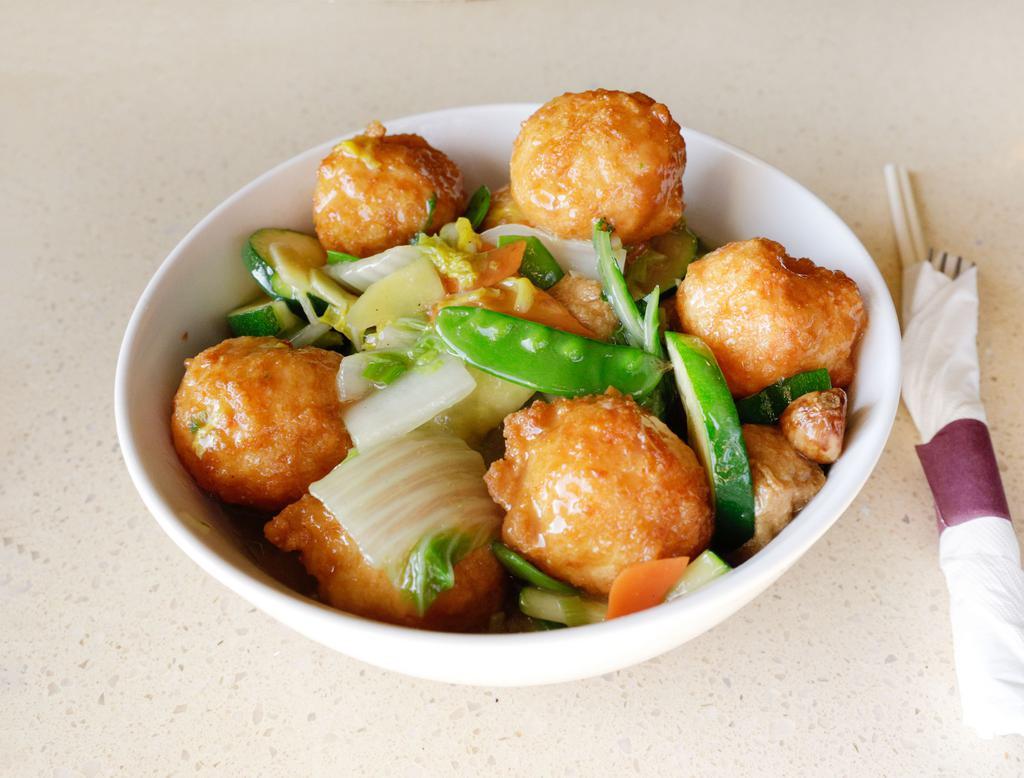 42. Shrimp Ball with Tofu · 
