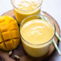 Mango Lassi · Chilled sweet yogurt with mango juice.