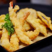 21. Combination Tempura King · Japanese fried shrimp and vegetable mix.