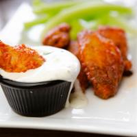 Alette di Pollo · Baked chicken wings, tossed in buffalo or barbecue sauce.