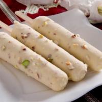 Pista Kulfi · Frozen dairy dessert, not whipped and flavored with pistachios.