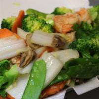 58. Shrimp with Chinese Vegetable · 
