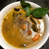 E3. Vietnamese Salmon Curry with Rice · Taro, mushroom, eggplant curry, lemongrass, coconut, tapioca starch, corn starch, carrot, on...