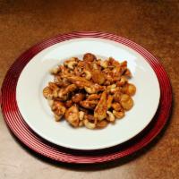 6. Cashew Chicken Plate Dinner · All white breast meat. 