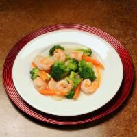 27. Shrimp with Broccoli Plate Dinner · 