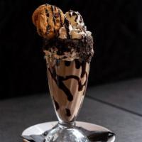 Cookie Stand Shake · Cookies and cream shake, chocolate cookie crumbles, chocolate sauce.