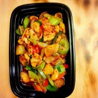 Pad Cashew Nut Chicken · Roasted cashew nut sauteed with white onion, carrot, green onion, bell peppers, pineapple, a...
